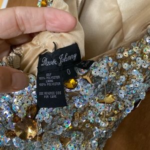 Dave and Johnny Sequin Gown